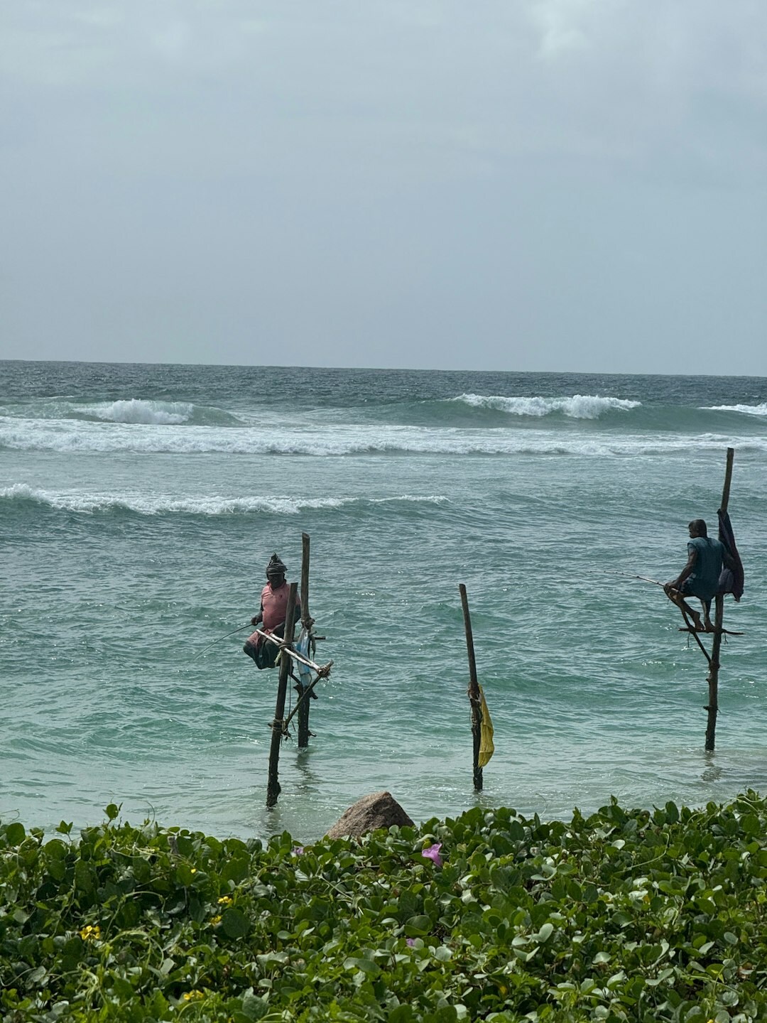 women working in fishing village